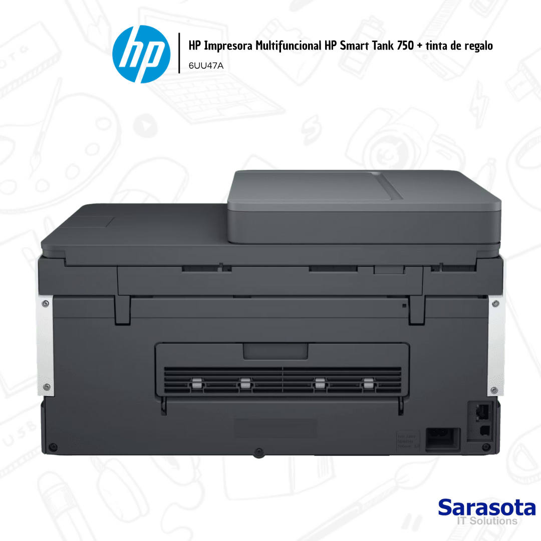 accesorios para electronica - HP Impresora Multifuncional HP Smart Tank 750  2