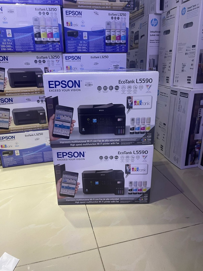 impresoras y scanners - Epson EcoTank L5590 Conexión al Celular Nueva Disponibles