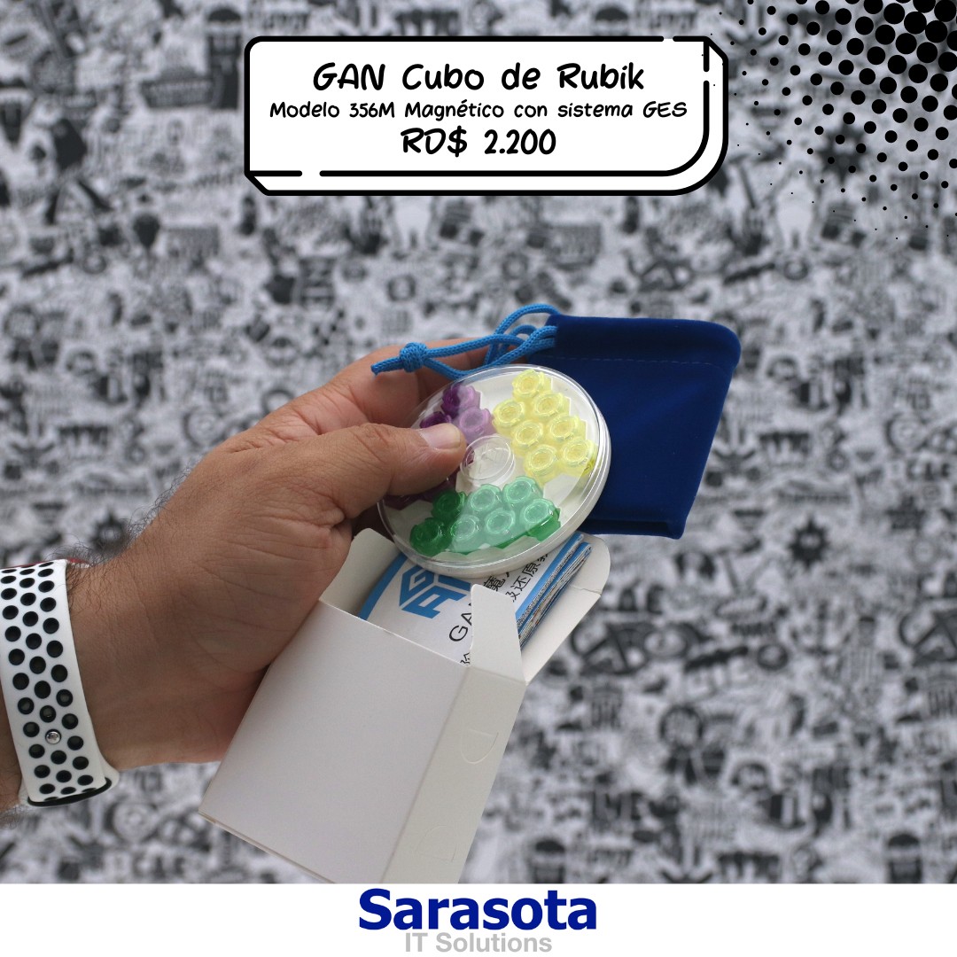 hobby y coleccion - GAN Cubo 3X3 modelo 356M con GES Somos Sarasota 3