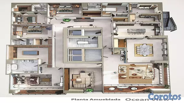 penthouses - En Venta Apartamento Piso Completo Av. Anacaona Piso 36 8