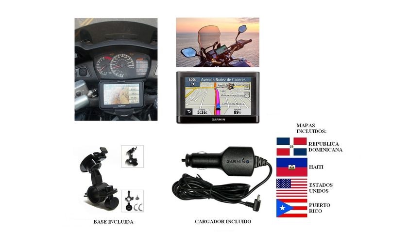 otros electronicos - GPS Navegador Garmin Motor Motocicleta Con Mapa RD 0