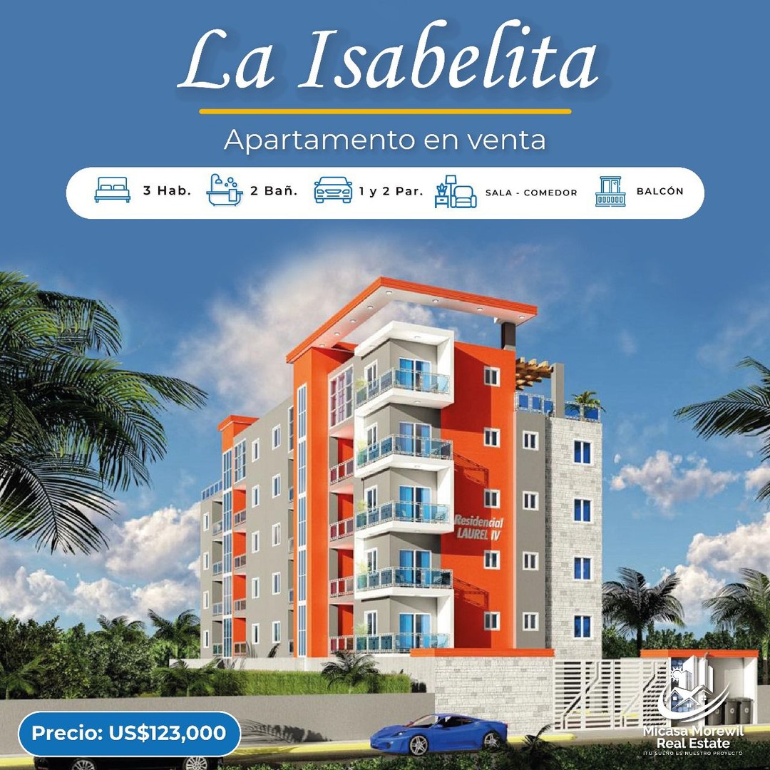 apartamentos - Bello Apartamento en la Isabelita