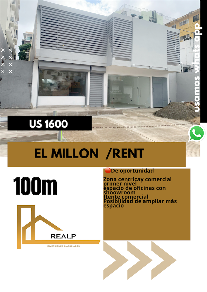 oficinas y locales comerciales - Local en el millon  0