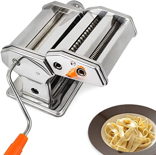 cocina - Maquina de hacer masa de arina Cortador de Pasta de Acero  4