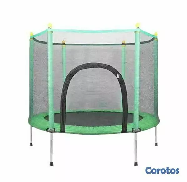 juguetes - Trampolín Infantil para Interiores y Exteriores 4
