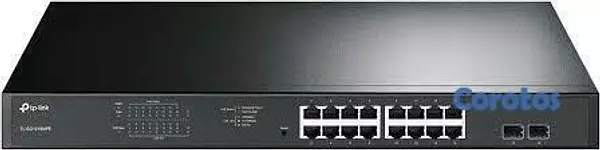 computadoras y laptops - SWITCH 18 PUERTOS TP-LINK   18 PUERTOS Y 16 POE+ 3