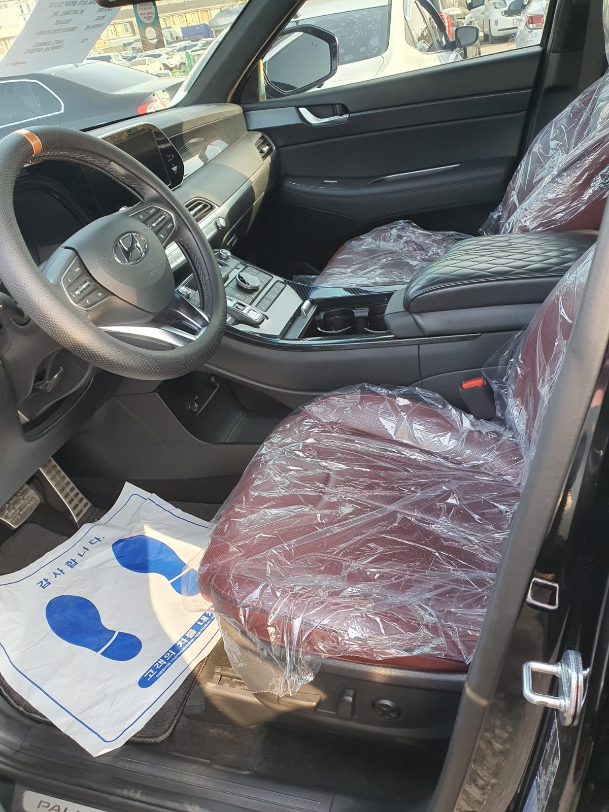 jeepetas y camionetas - HYUNDAI PALISADE 2019 NEGRA GASOLINA 5