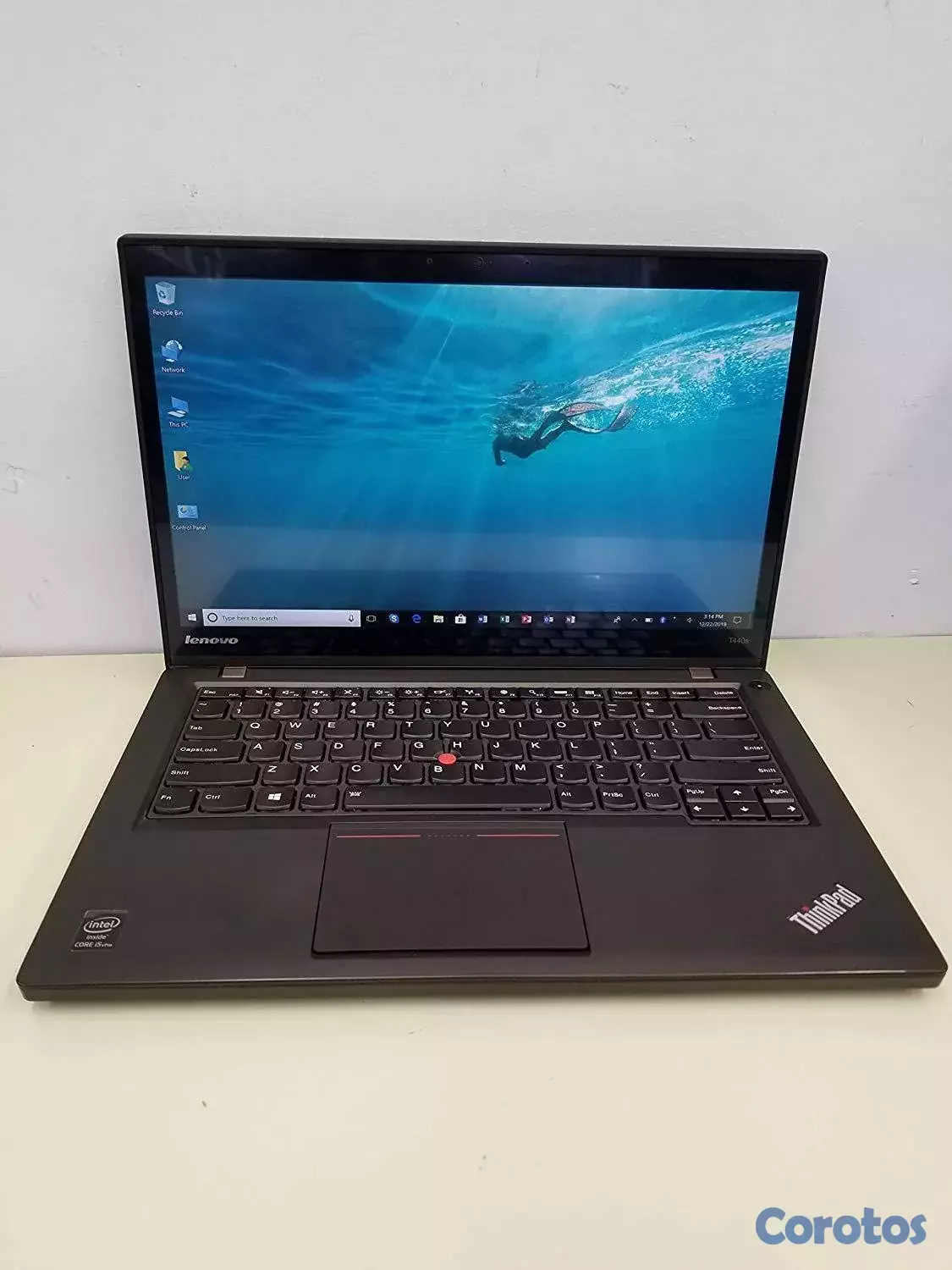 computadoras y laptops - laptop lenovo corei7 8g de ram ssd de 128g solio
