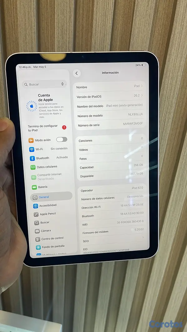 celulares y tabletas - iPad Mini 6  2