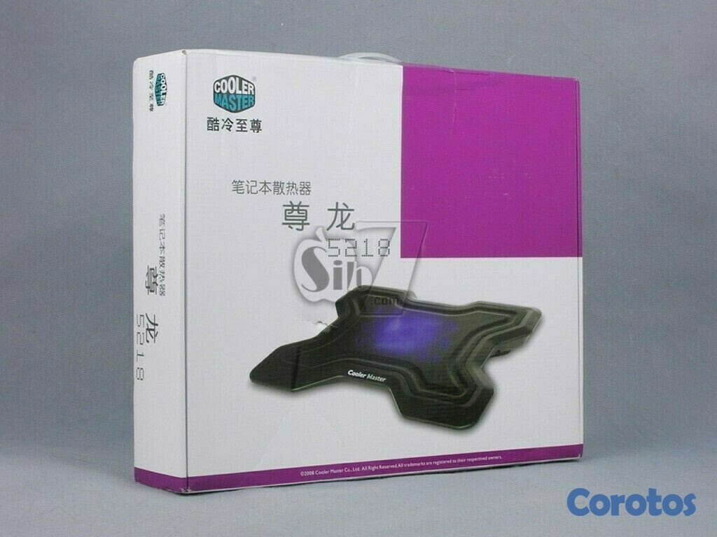 accesorios para electronica - Base soporte enfriador de laptop con luz led  1