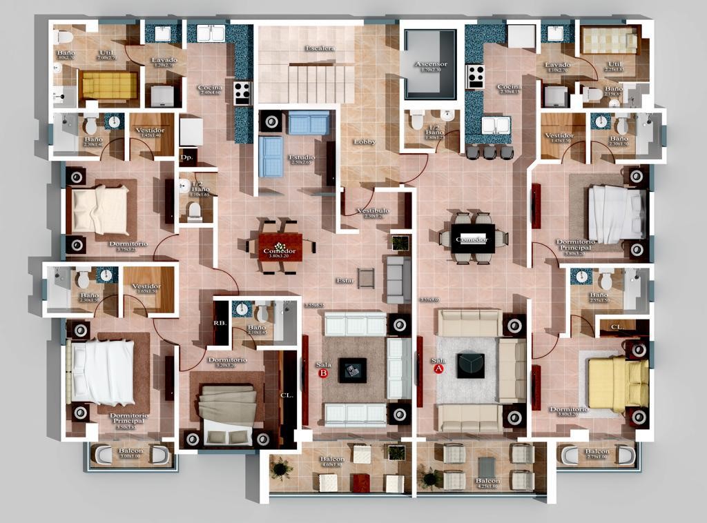 apartamentos - Proyecto de apartamento en Mirador Sur
Distrito Nacional (proyecto familiar)
 5