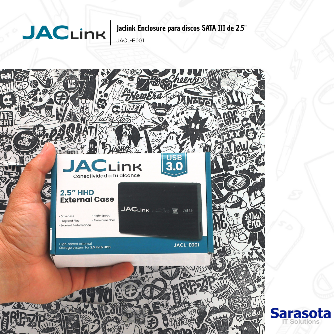 accesorios para electronica - Jaclink Enclosure para discos SATA III de 2,5 1