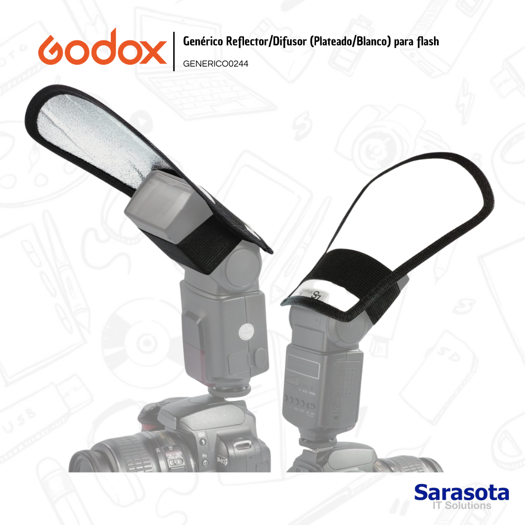 accesorios para electronica -  Godox Reclector Difusor Reversible