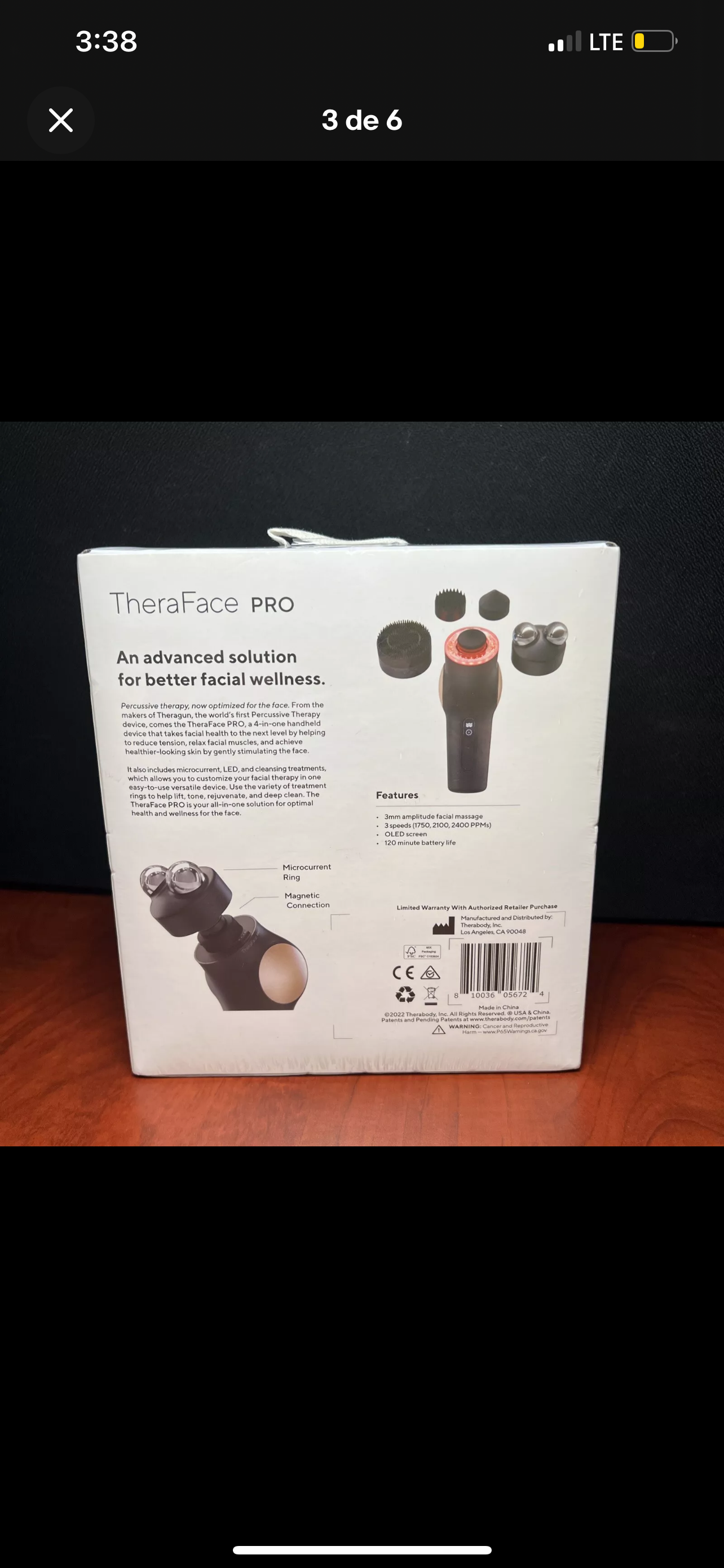 salud y belleza - Limpiador,masaje  y terapia electrónica Therabody TheraFace PRO 6-in-1 2