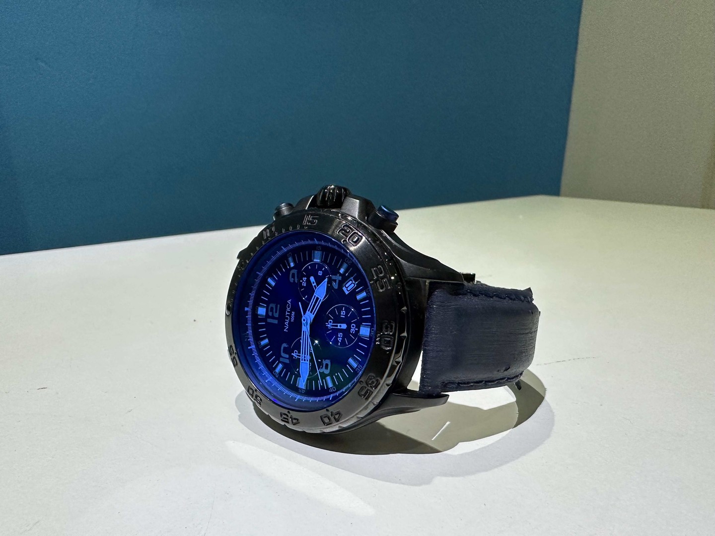 joyas, relojes y accesorios - Vendo Reloj Nautica NAD21008G Azul - Original Usado condiciones RD$ 4,900 NEG
