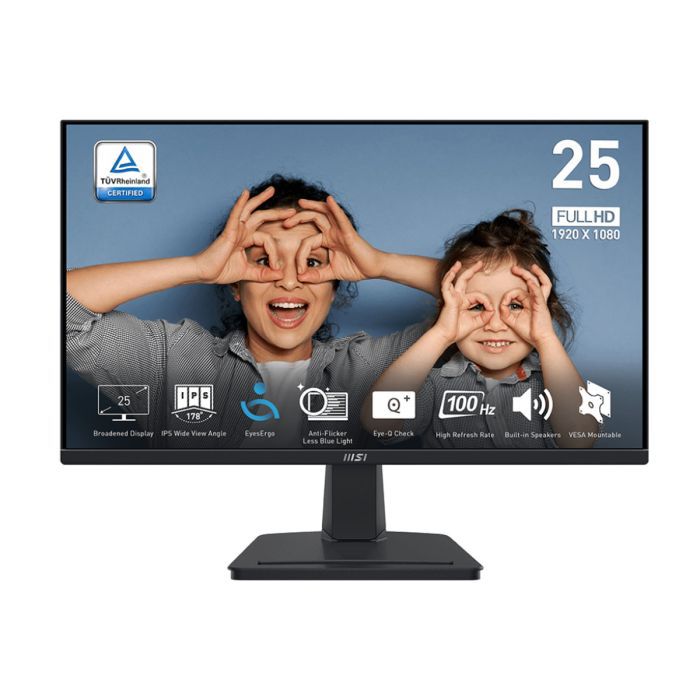 computadoras y laptops - Monitor MSI Pro MP275 27” IPS FHD 100Hz | Envío  1