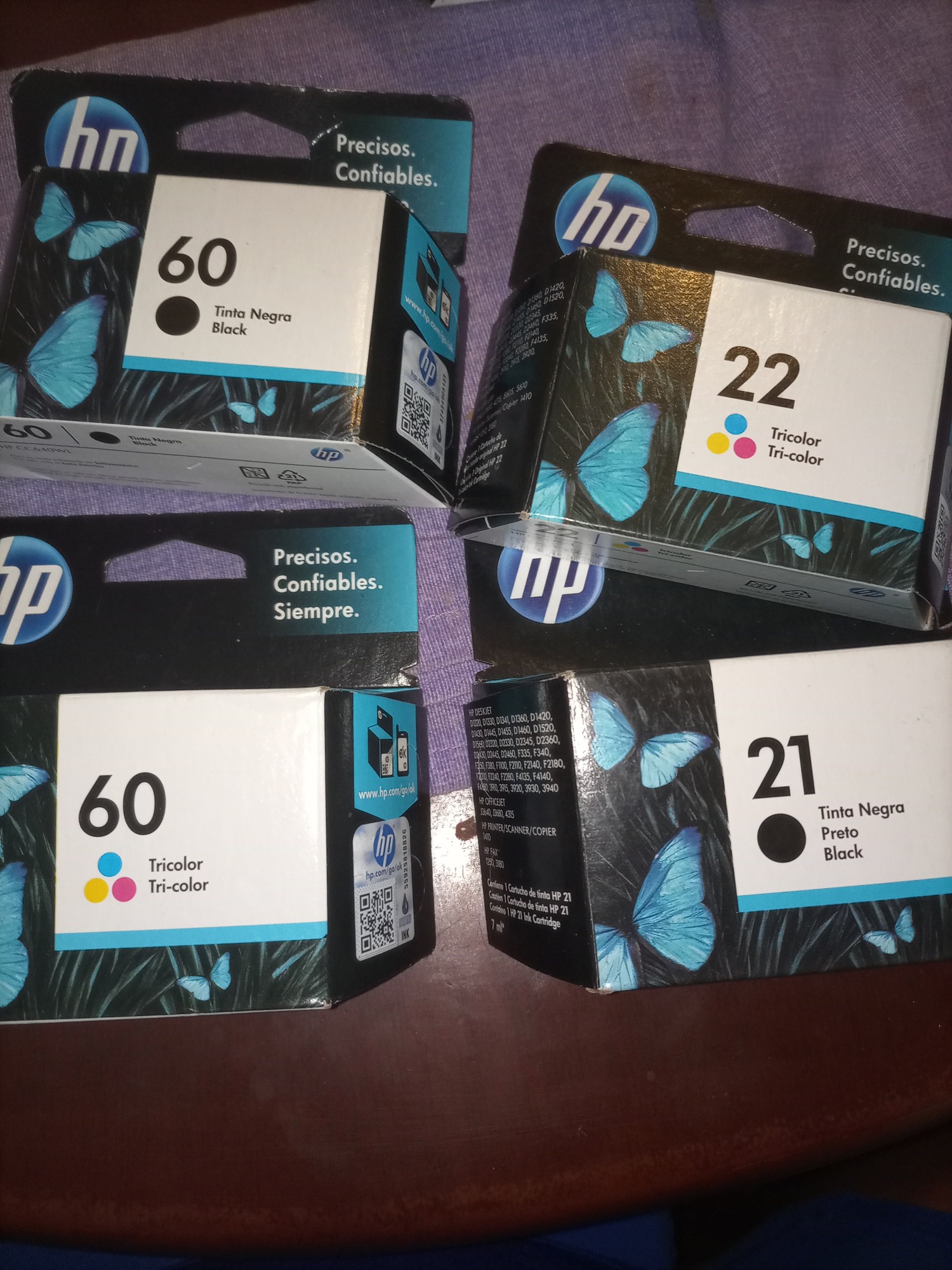impresoras y scanners - Cartuchos HP 60
Cartuchos HP 21-22
