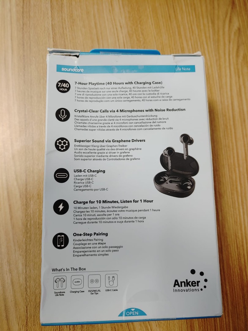 accesorios para electronica - AUDIFONOS ANKER LIFE NOTE E  9