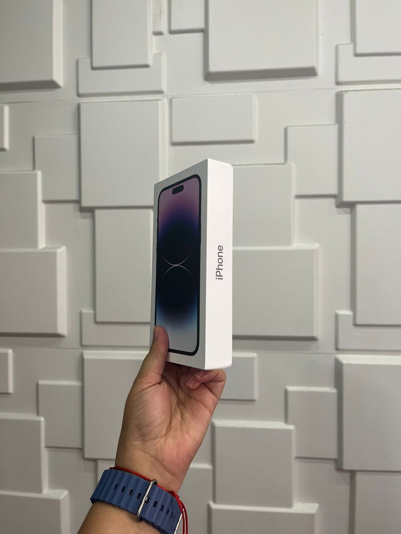 celulares y tabletas - iPhone 14 Pro Max 256GB Deep Purple E-SIM Sellado Factory Clean 1