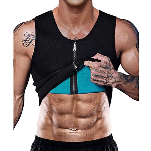 deportes - Faja de caballero Ultra neopreno para sudar reversible chaleco cintura gym