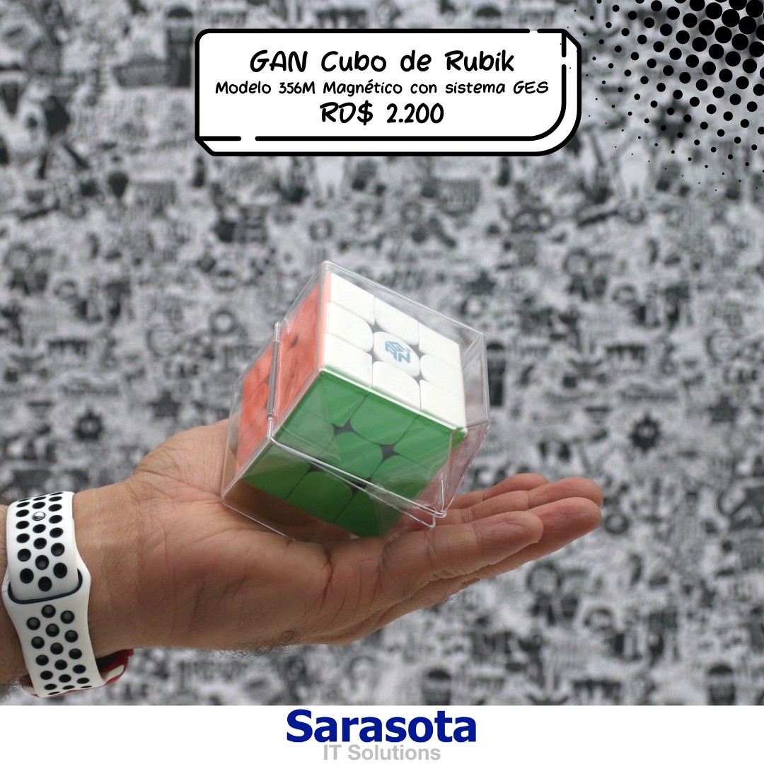 hobby y coleccion - GAN Cubo 3X3 modelo 356M con GES Somos Sarasota 3