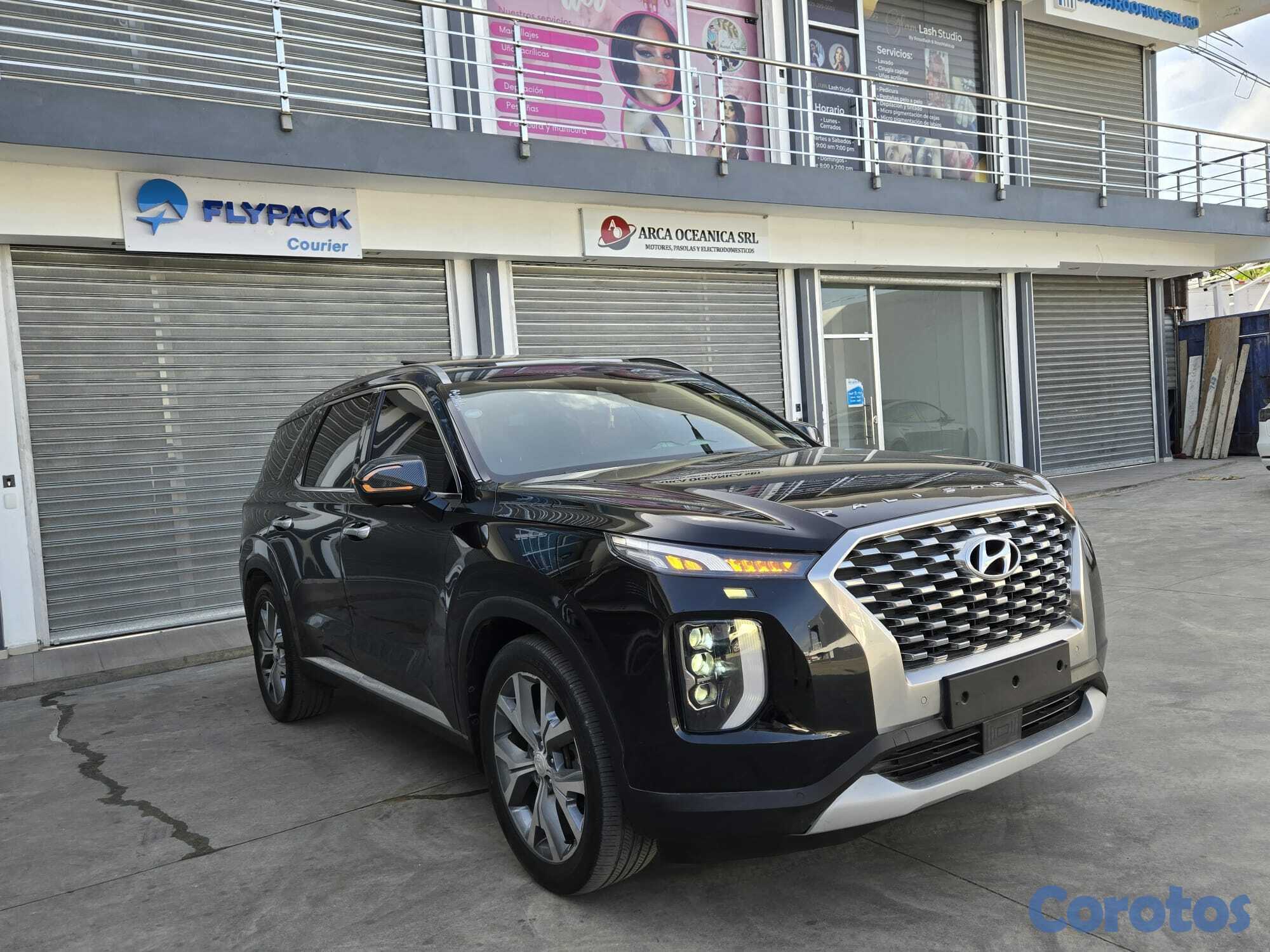jeepetas y camionetas - HYUNDAI PALISADE 2019 NEGRO GASOLINA 2