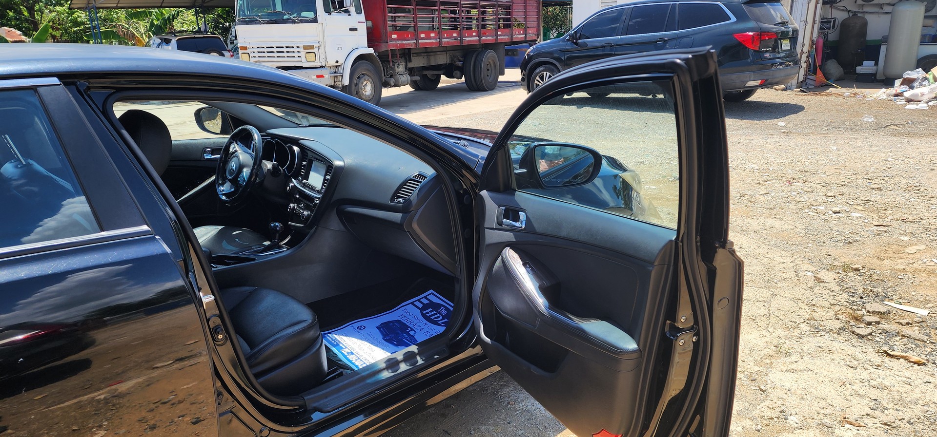 carros - Kia K5 2015 Negro RD$600 mil negociable 7