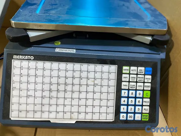 otros electronicos - Balanza Impresora de Código de Barras Merkato WiFi/30kg 7