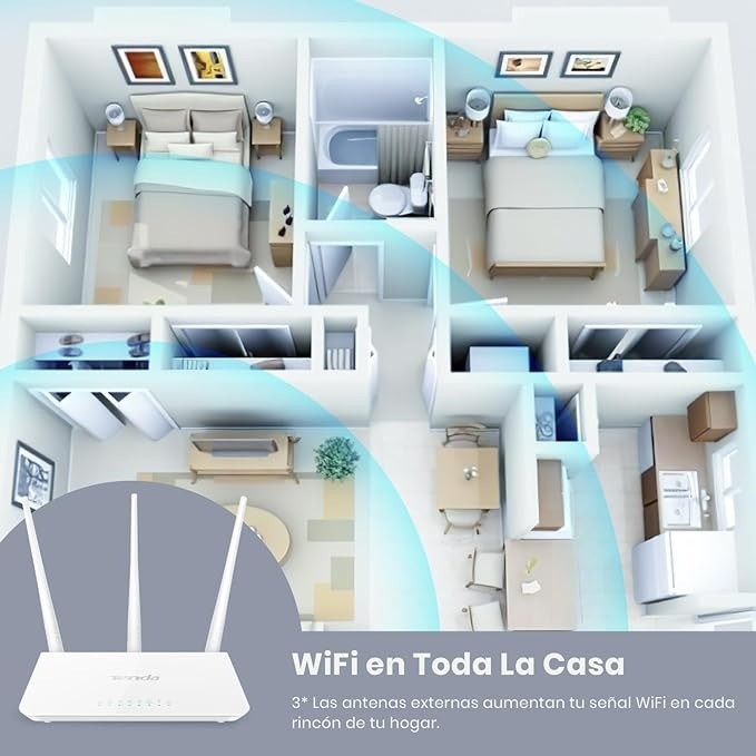 accesorios para electronica - Router Tenda F3 repetidor  4