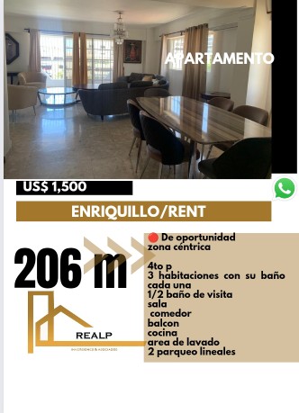 apartamentos - Hermoso apartamento de 3 habitaciones 0