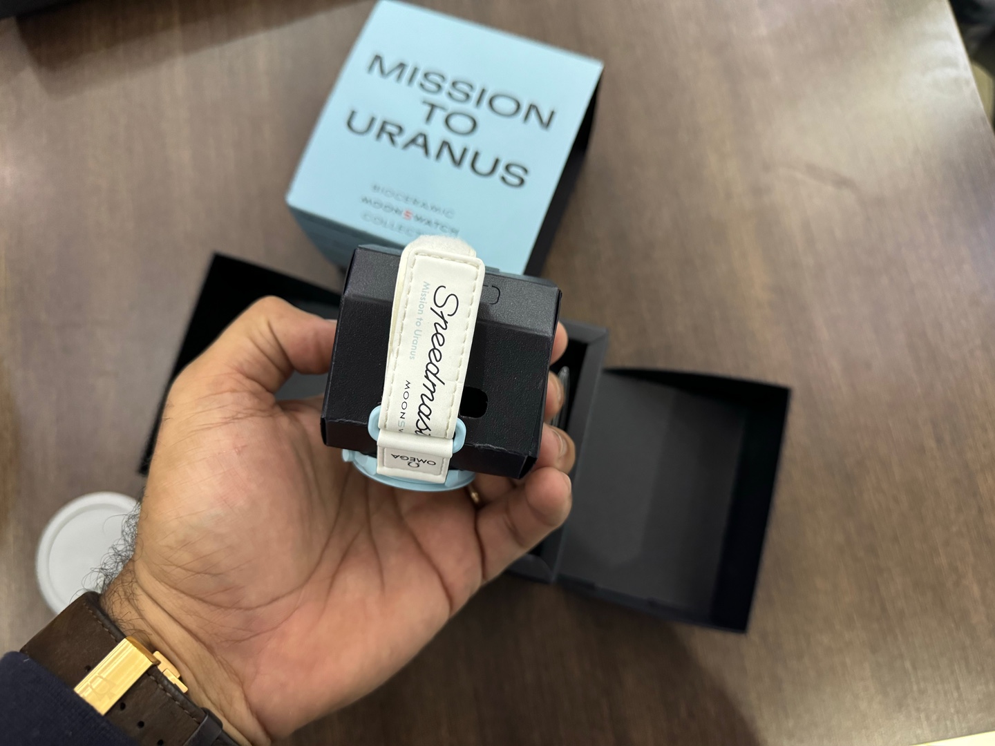 otros electronicos - Reloj Cronógrafo Omega | Swatch Uranus, Original Como Nuevo, RD$ 16,500 NEG 1