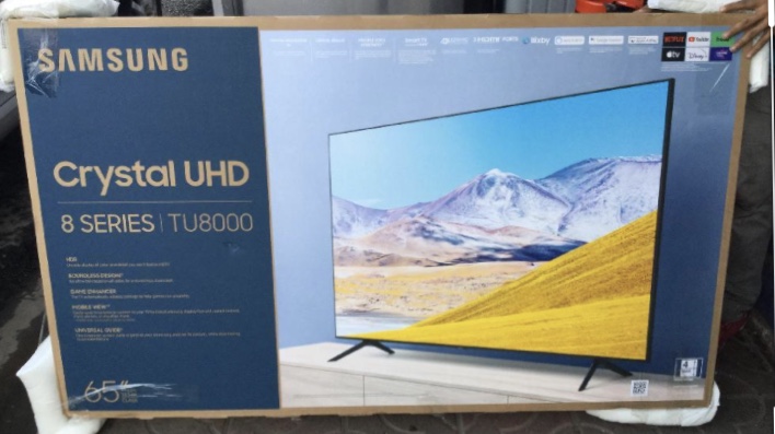 Samsung Smart TV 65” Série 8 Modelo TU8000