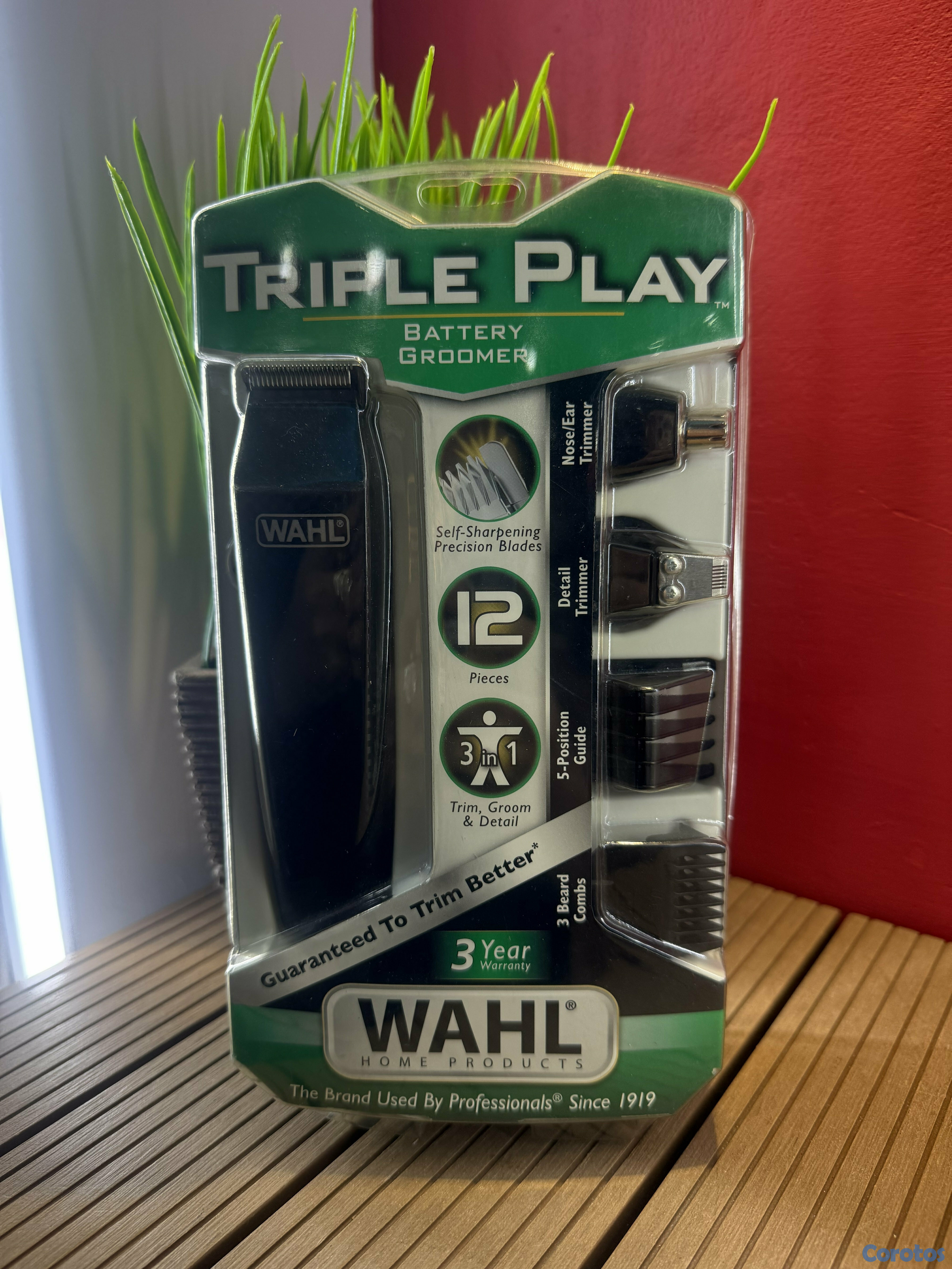 otros electronicos - Abejón Wahl Triple Play Nuevo