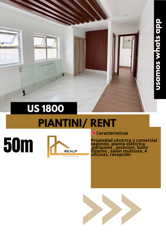 oficinas y locales comerciales - Local en Piantini 