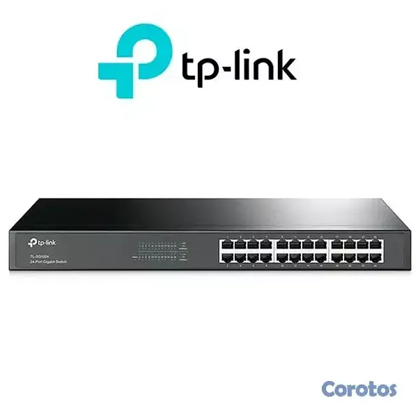 impresoras y scanners - SWITCH ,TL-SG102424 PUERTOS TP-LINK , NO ADMINISTRABLE/RACK, 24 PUERTOS GIGABIT  2