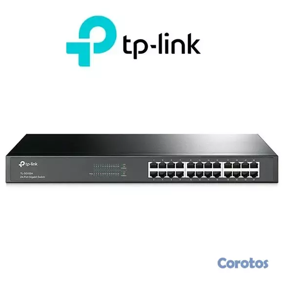 impresoras y scanners - SWITCH ,TL-SG102424 PUERTOS TP-LINK , NO ADMINISTRABLE/RACK, 24 PUERTOS GIGABIT  2