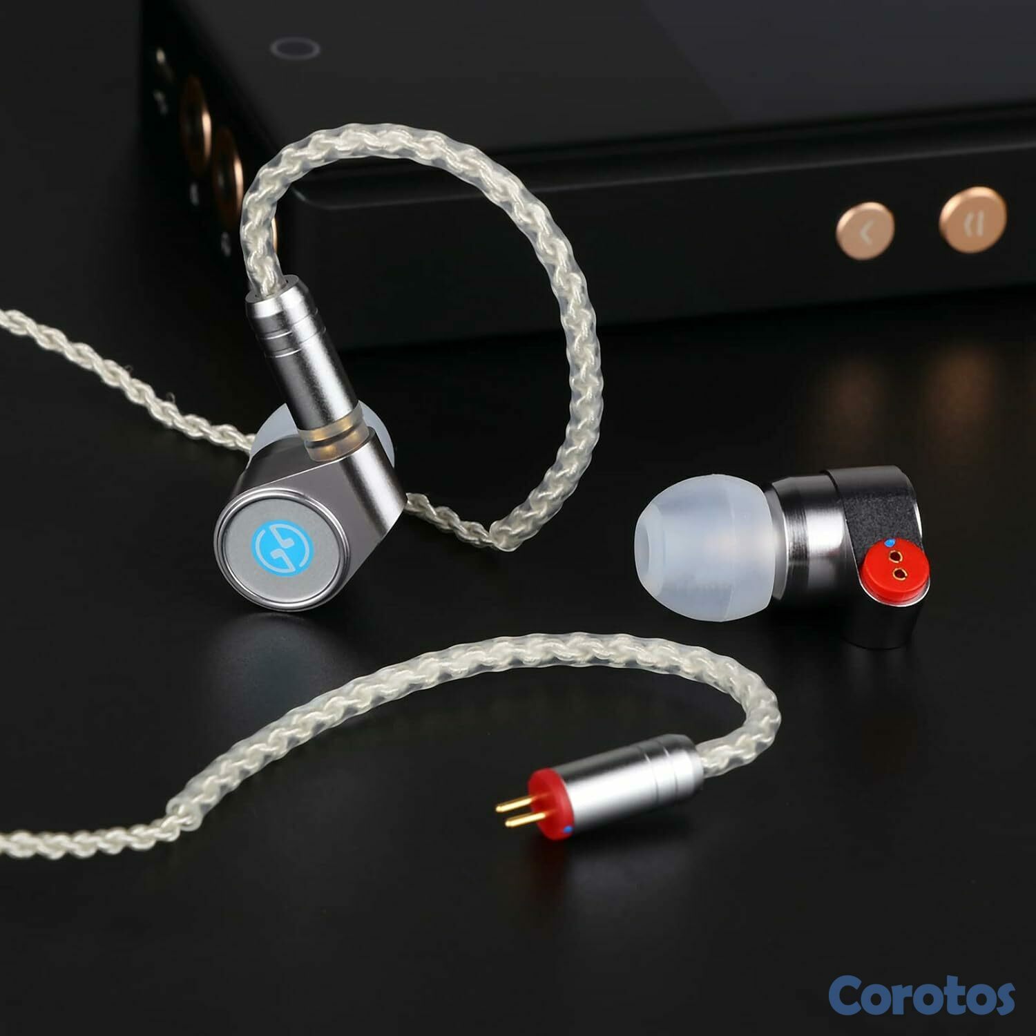 camaras y audio - TinHifi T2 DLC auriculares IEM 10mm DD cable 2 pin 5