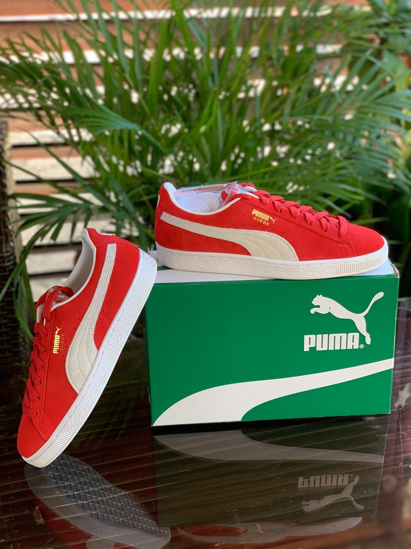 zapatos para hombre - Puma Suede Classic Red  2