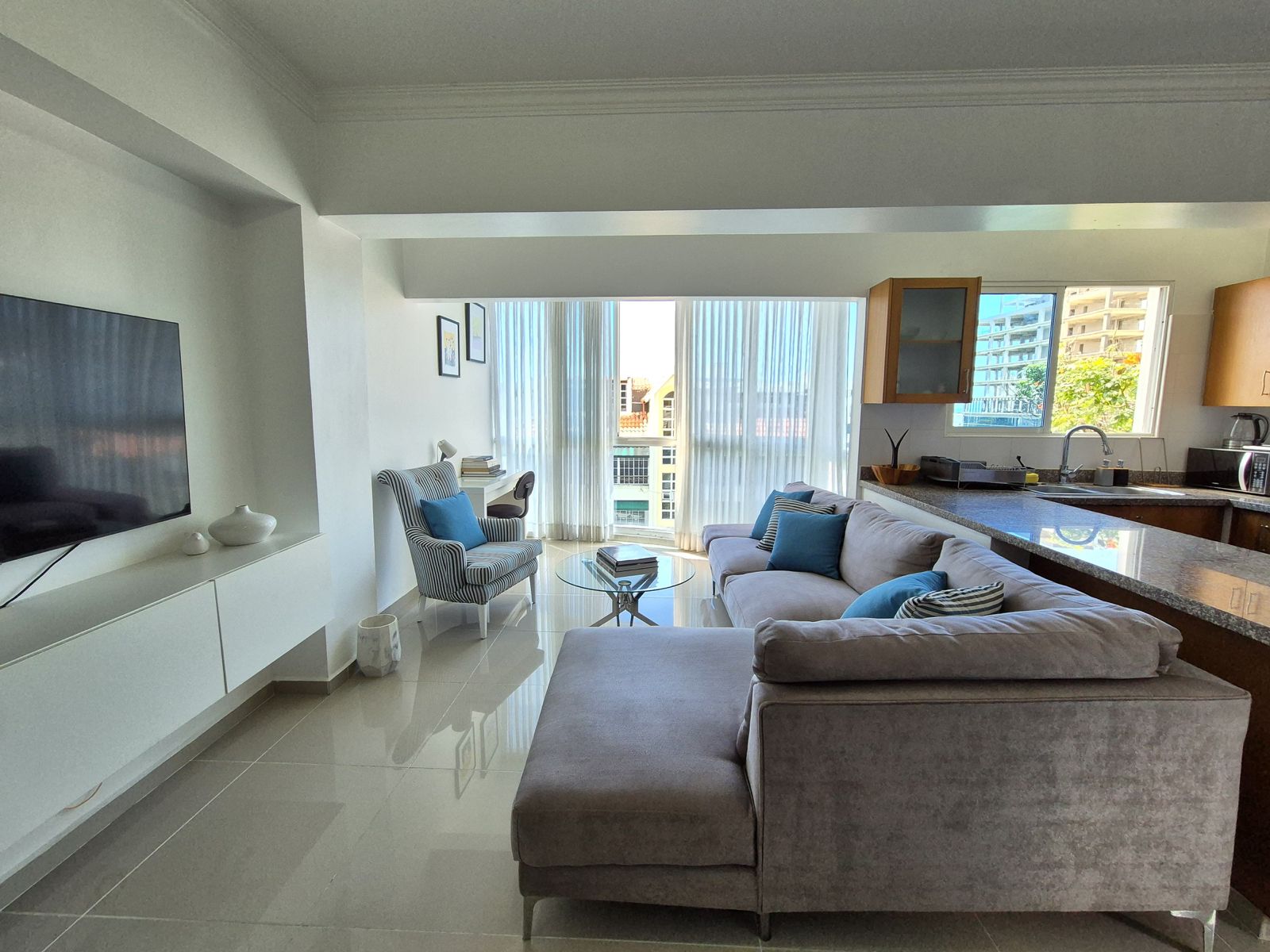 apartamentos - Apartamento Amueblado en Alquiler en Naco 7