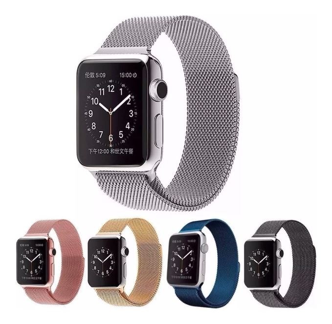 accesorios para electronica - Correa milanesa para Apple Watch band 0
