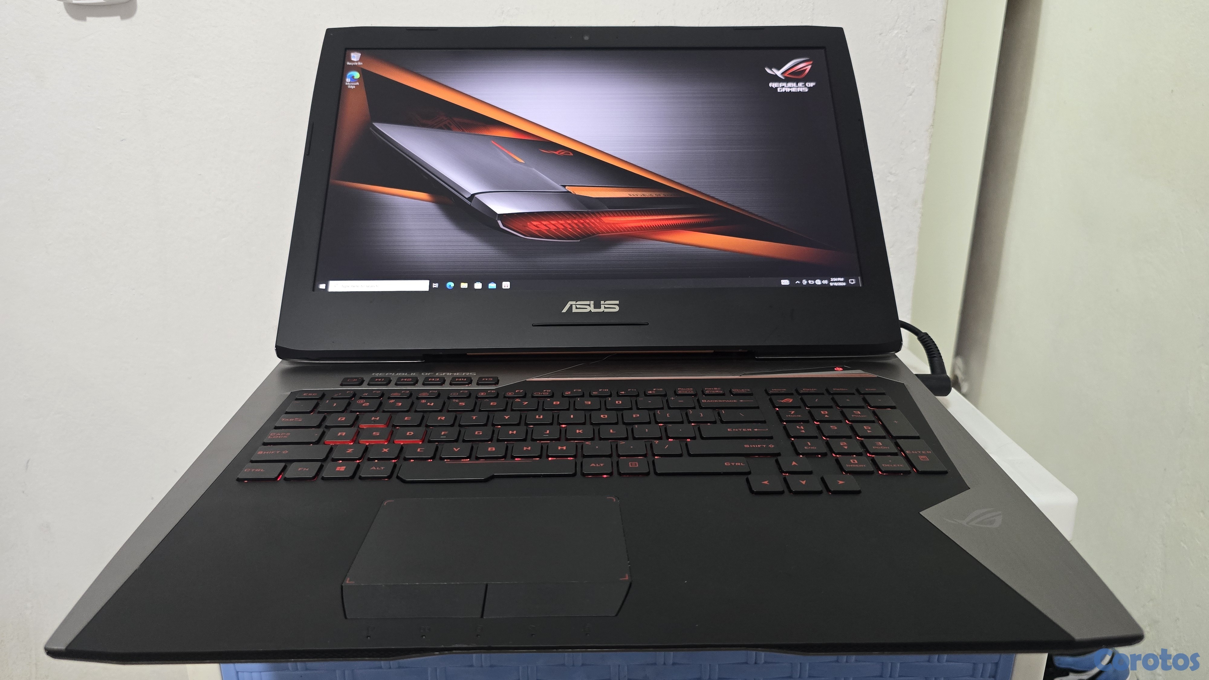 computadoras y laptops - Asus Gamer ROG Core i7 2.70ghz Ram 32gb ddr4 Disco 256gb Y 1000gb Gtx 1070 8gb 1