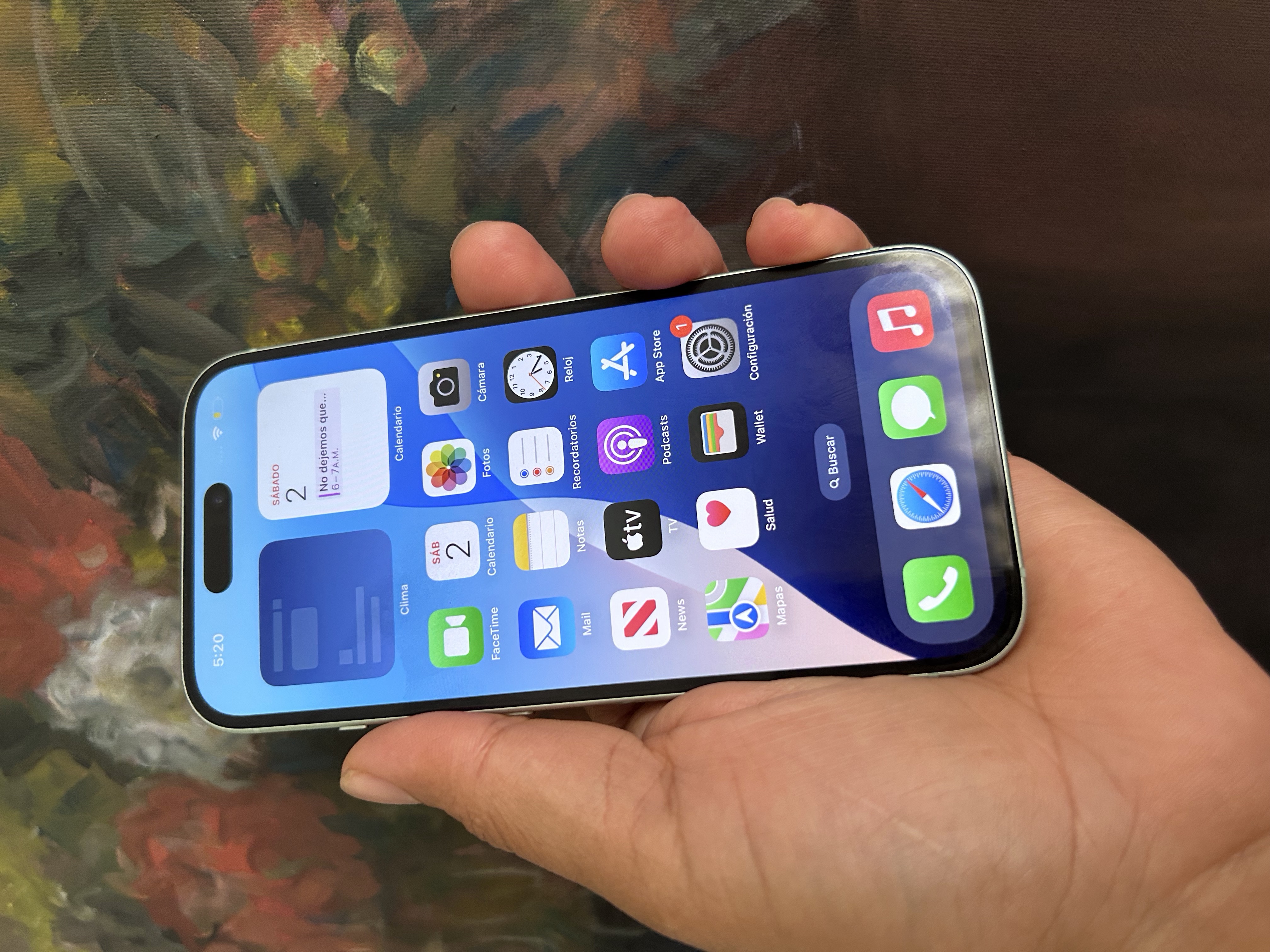 celulares y tabletas - iphone 15 de 128gb con Sim y esim  2
