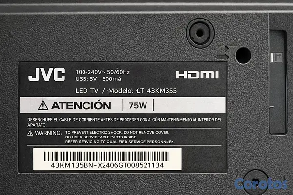 electrodomesticos - Televisor JVC LED Smart TV 43” 2