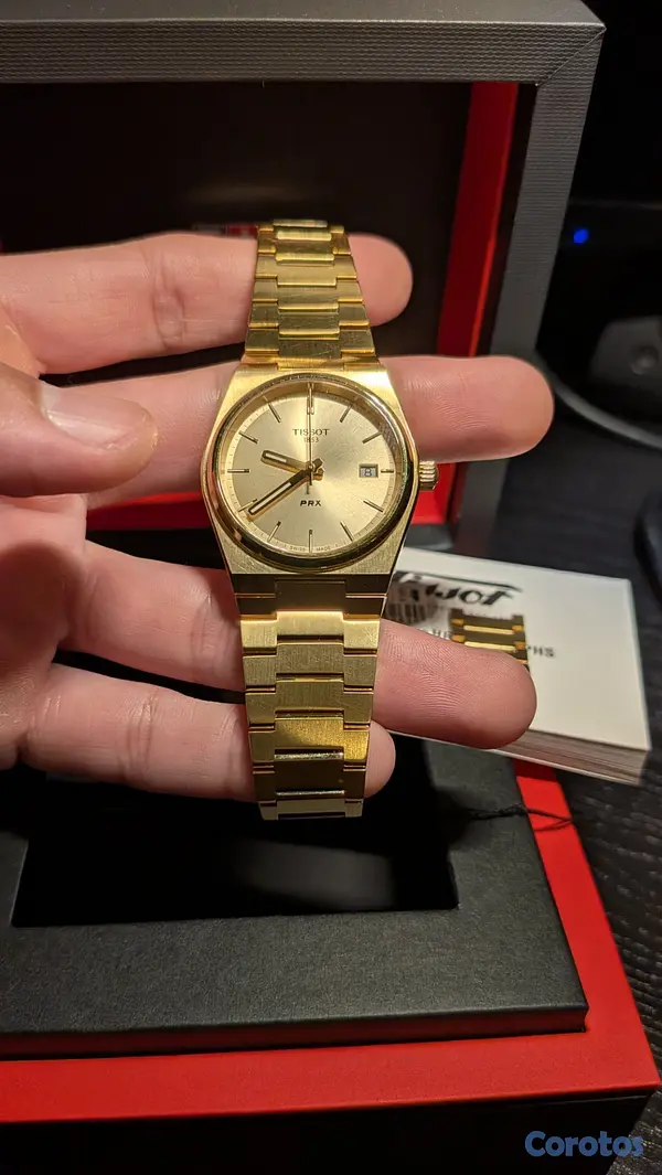joyas, relojes y accesorios - Tissot PRX Quartz 35 mm Gold 3