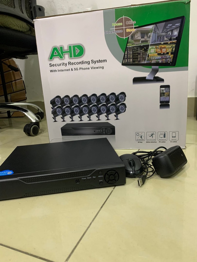 camaras y audio - KIT de 16 Cámaras de seguridad + DVR + Cables + Mouse CCTV
 3