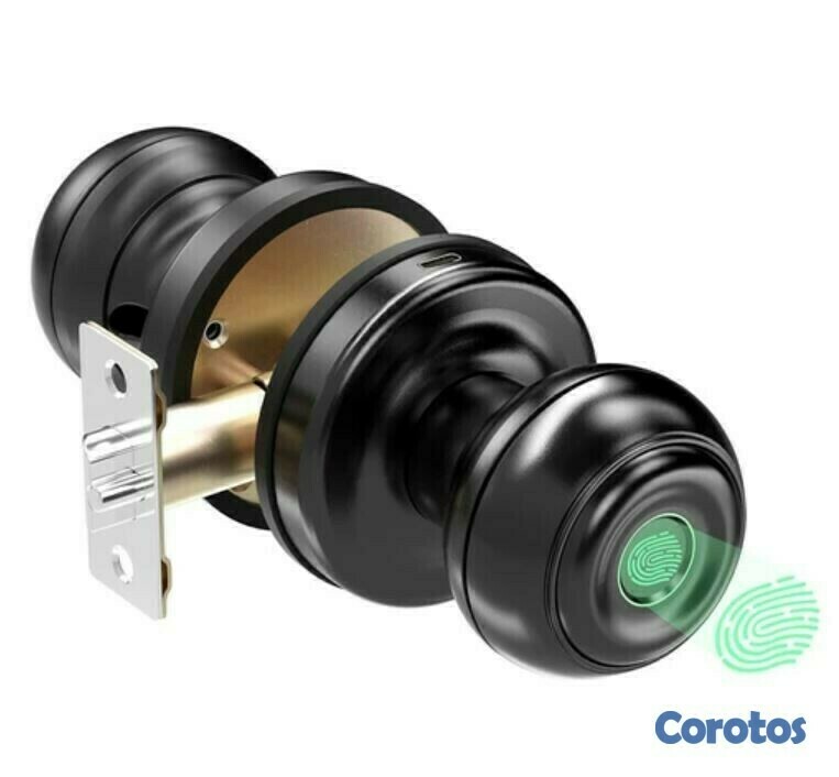 otros electronicos - Cerradura Inteligente De Perilla Con Huella Digital App JH-K01 5