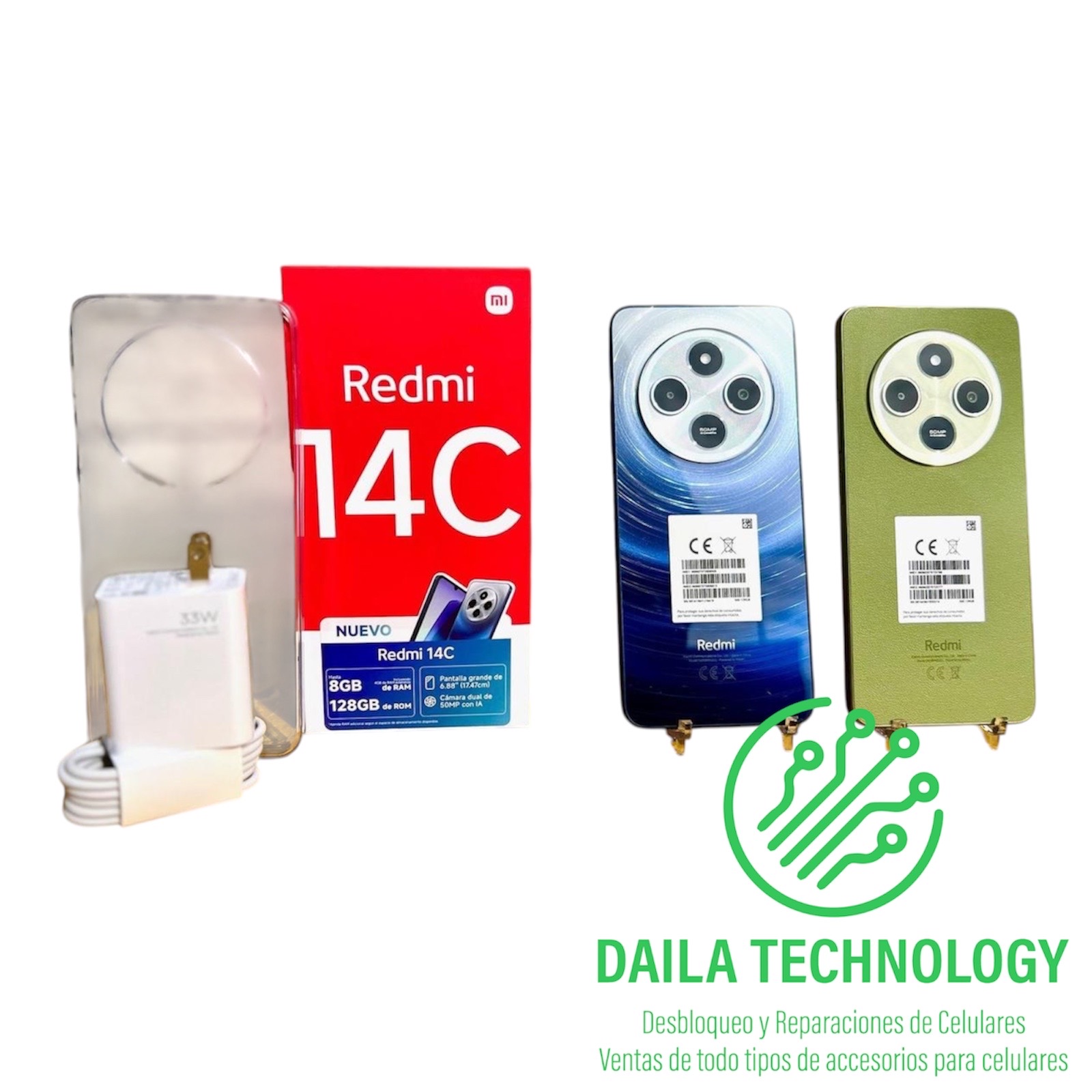 celulares y tabletas - Redmi 14C 128GB 