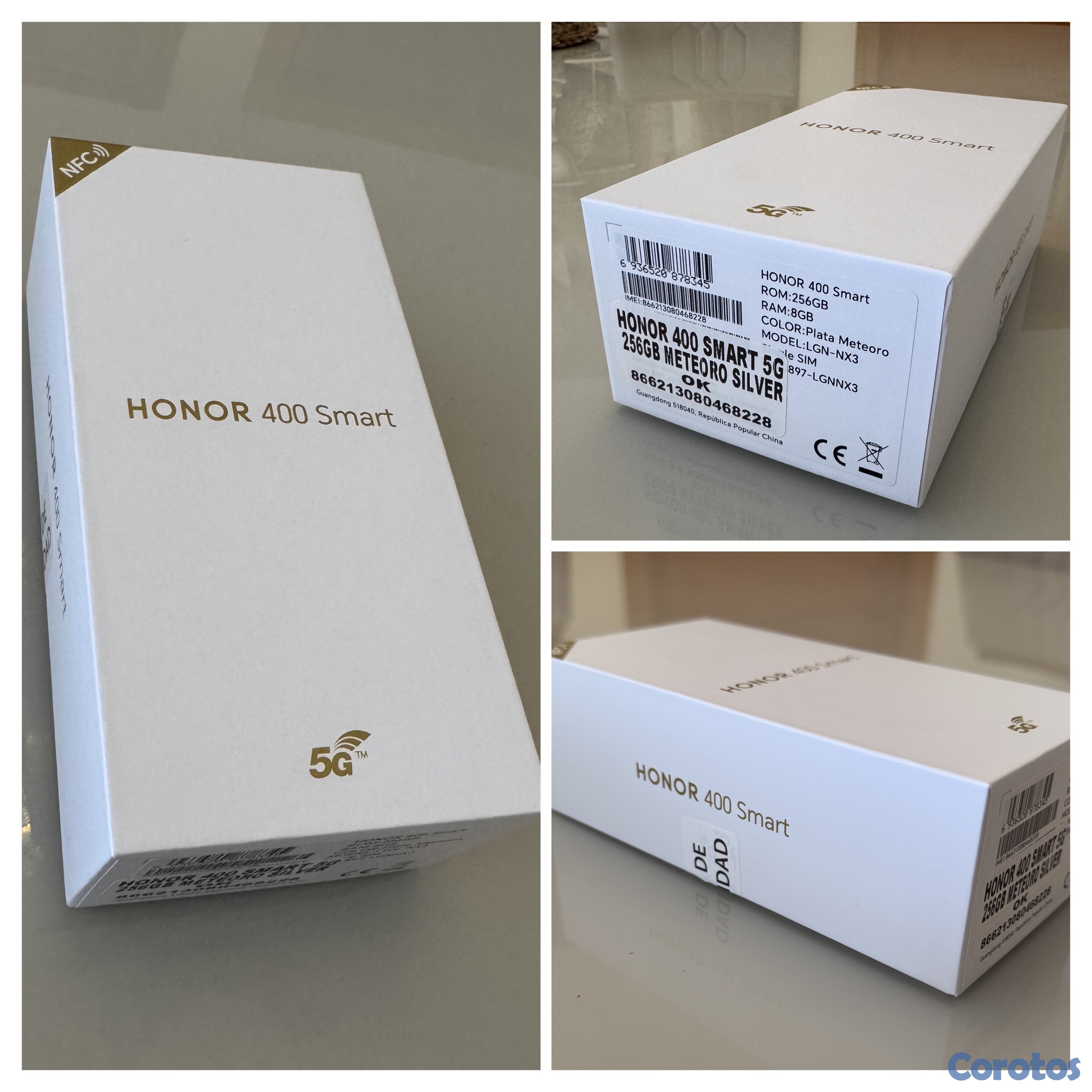 celulares y tabletas - HONOR 400 SMART 5G 256GB - 100% NUEVO - COLOR PLATA 4