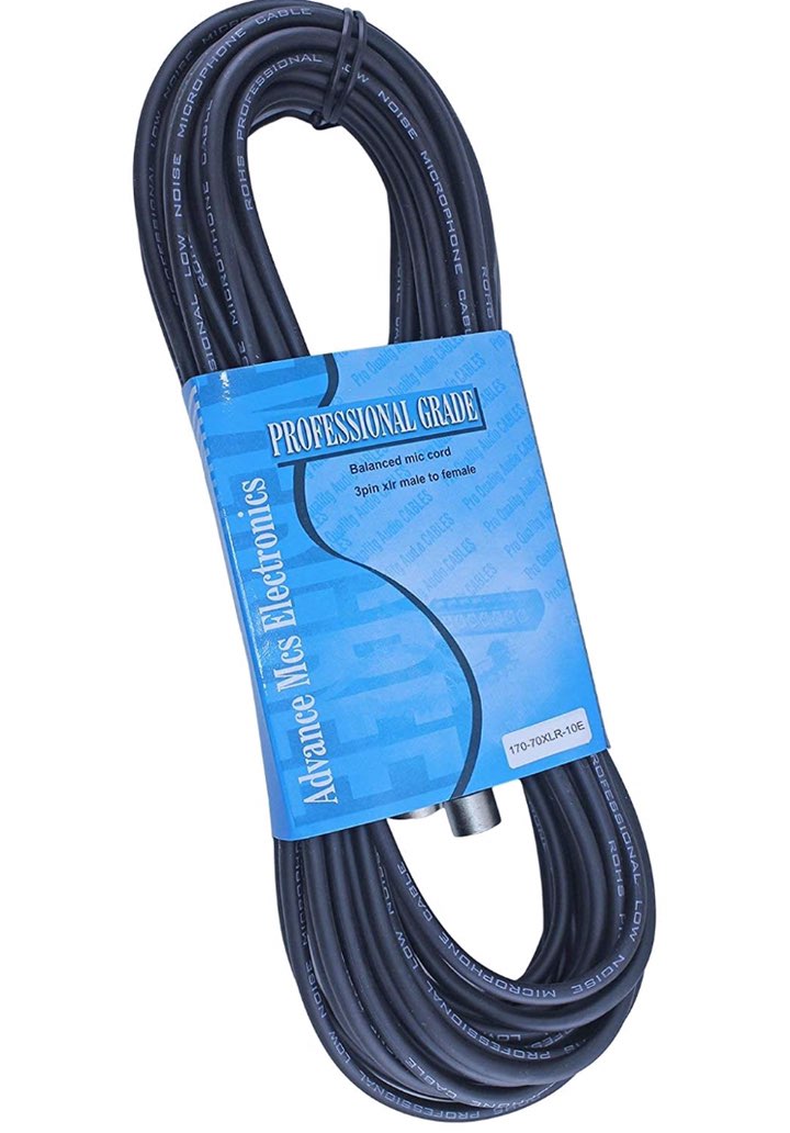 instrumentos musicales - Cables de micrófonos (XLR, 10 pies/3 metros) 1