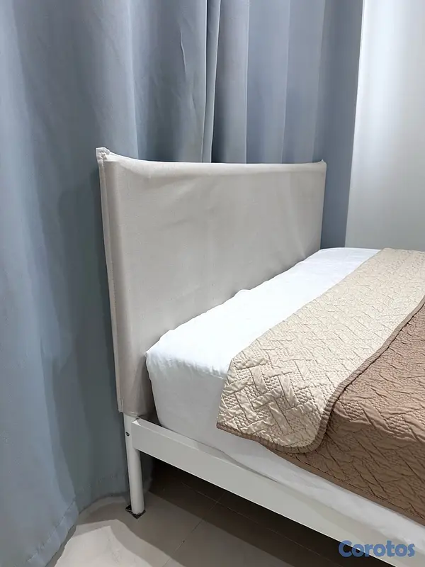 muebles y colchones - Cama Full IKEA KLEPPSTAD + colchón  3